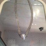 Pearl & Leaf Pendant Korean Beautiful Pendent - Image 4