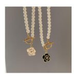 Elegant Korean Camellia Pendant light luxury - Image 4