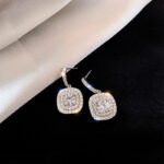 Crystal Earrings – Sparkling Dangle Earrings - Image 2