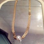 Pearl & Leaf Pendant Korean Beautiful Pendent - Image 5