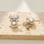 Tangled Korean Pearl Earrings – Golden Silver (PQT-994) - Golden - Image 4