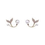 AUJ-939 Korean Fish Tail Earrings – BLACK