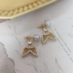 Golden Fishtail Luxury Sparkling Crystal - Image 2