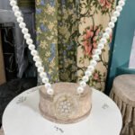 Elegant Flower Design Pearl Stone Set - Image 5