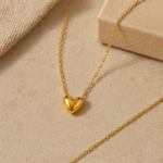 Stainless Steel Heart Shape Necklace | - Image 2