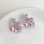 PJX-121 Crystal Sparkling Korean Earrings - Image 3