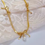 Elegant Korean Know Shape Pearl Pendent - Image 4