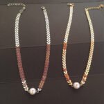 Pearl & Leaf Pendant Korean Beautiful Pendent - Image 3