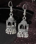Elegant Silver Indian jhumka / Jhumka Earrings