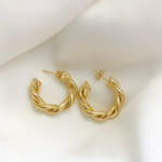 Twisted Sparkling Earrings for Women